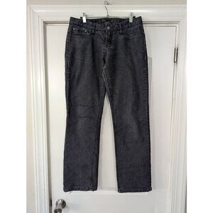Prana Lined‎ Jeans women's size 6/28 gray wash outdoor hiking loose